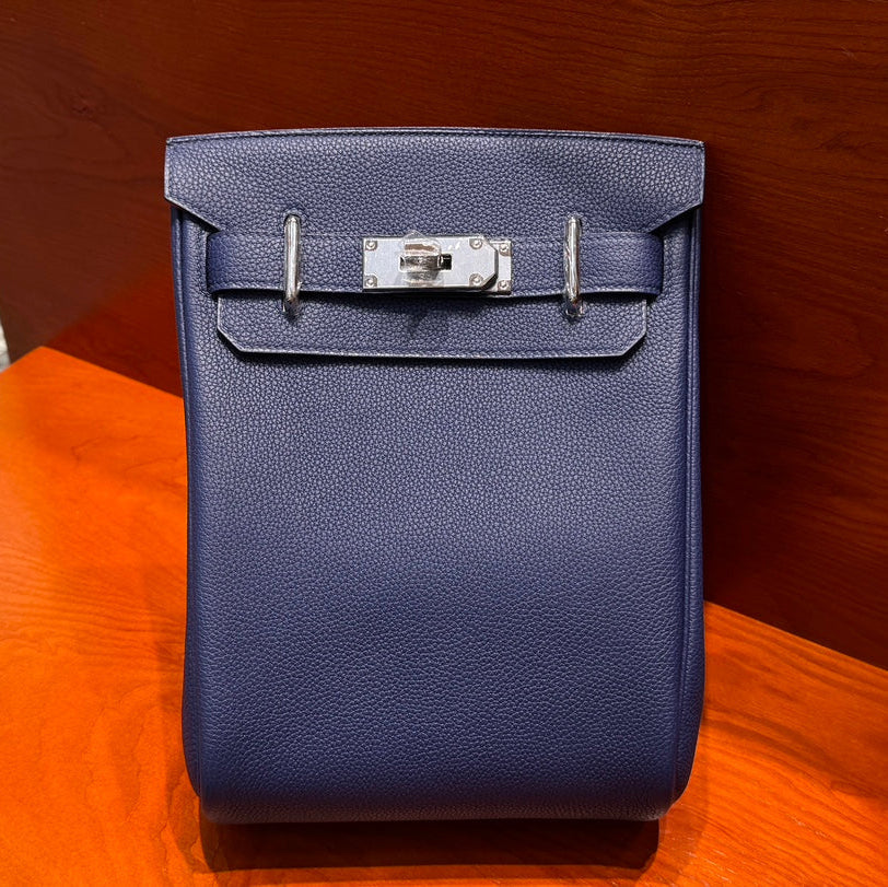 High-end Hermes 2026 Hac a Dos Bag 18cm Togo Leather