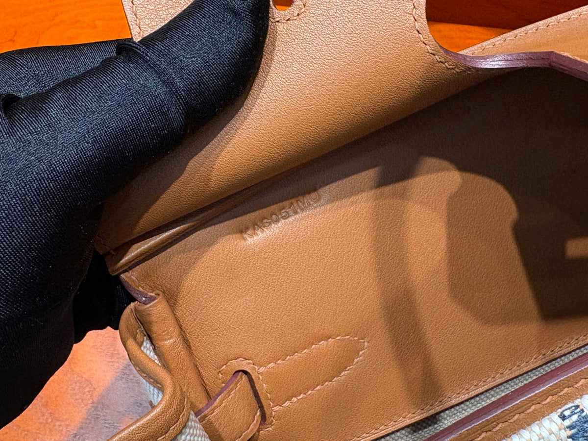 High-end Hermes 2026 Birkin Bag 29cm Gold Swift Leather And Canvas