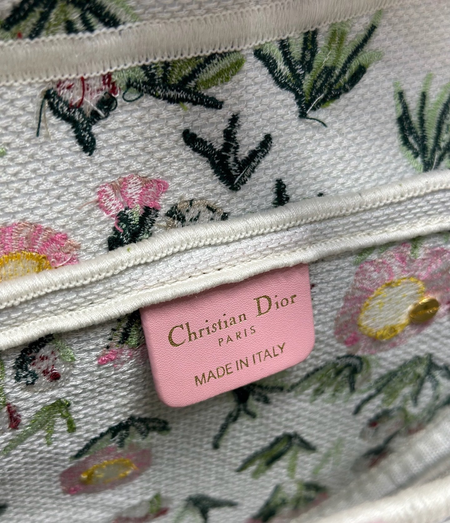 Dior 2026 Saddle Bag 25.5cm Canvas Leather 288072