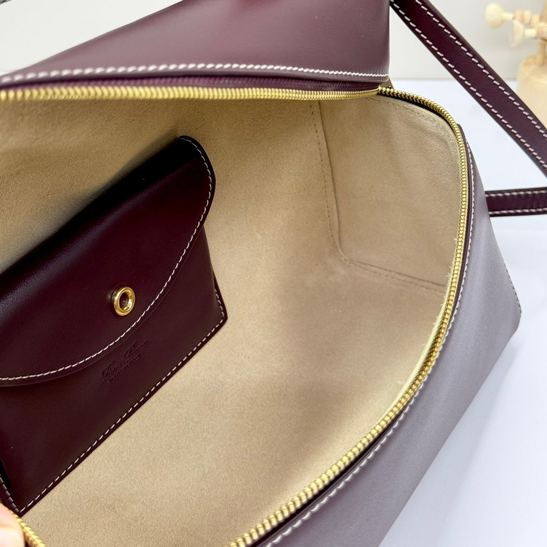 LP Extra Bag 27cm Burgundy Smooth Calfskin