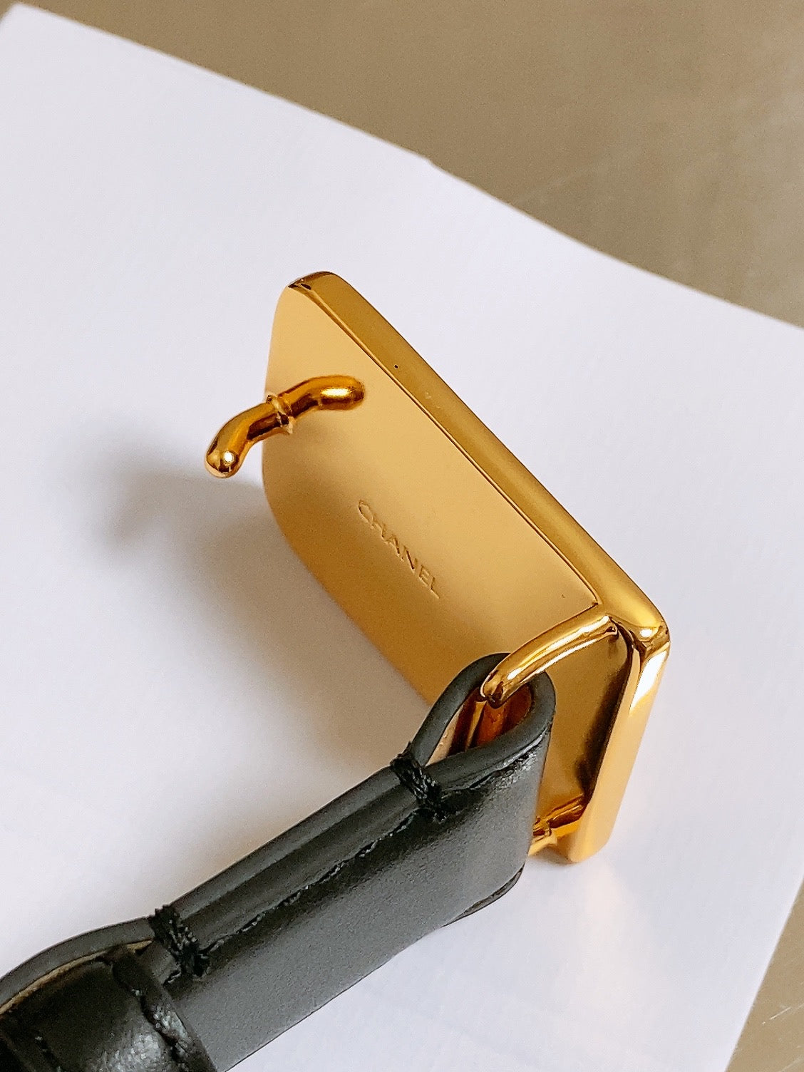Chanel 2026 CC Buckle Belt 30mm Calfskin