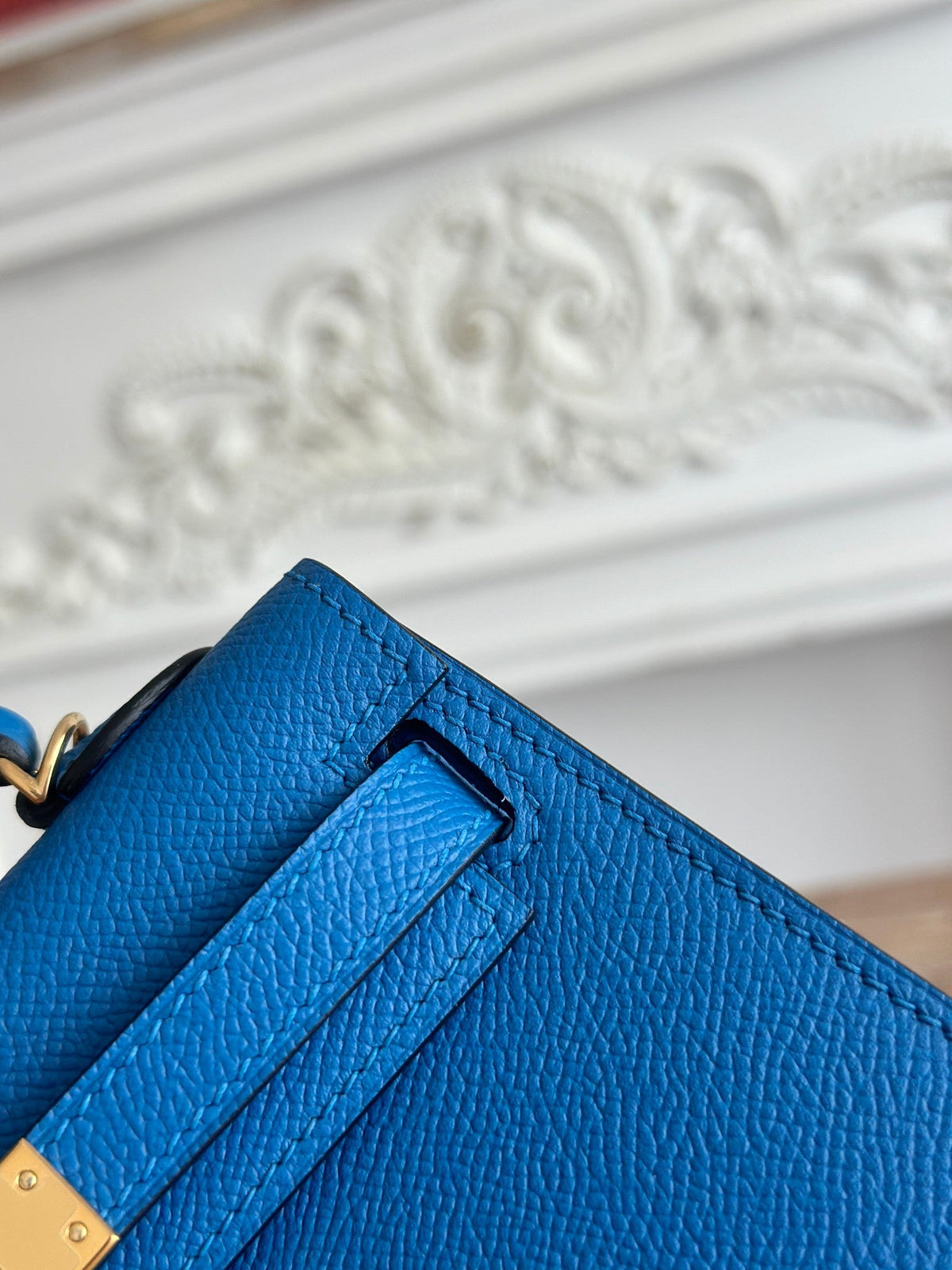 High-end Hermes 2026 Mini Kelly II 19cm Bag Epsom Leather 4