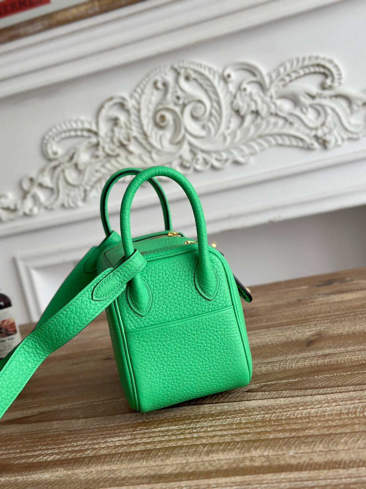 High-end Hermes 2026 Lindy Bag 19cm Togo Leather 1