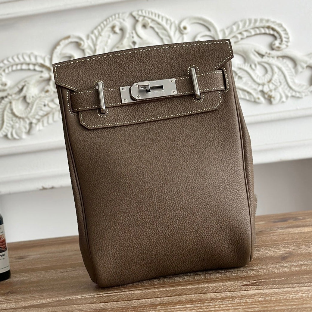 High-end Hermes 2026 Hac a Dos Bag 26cm Togo Leather