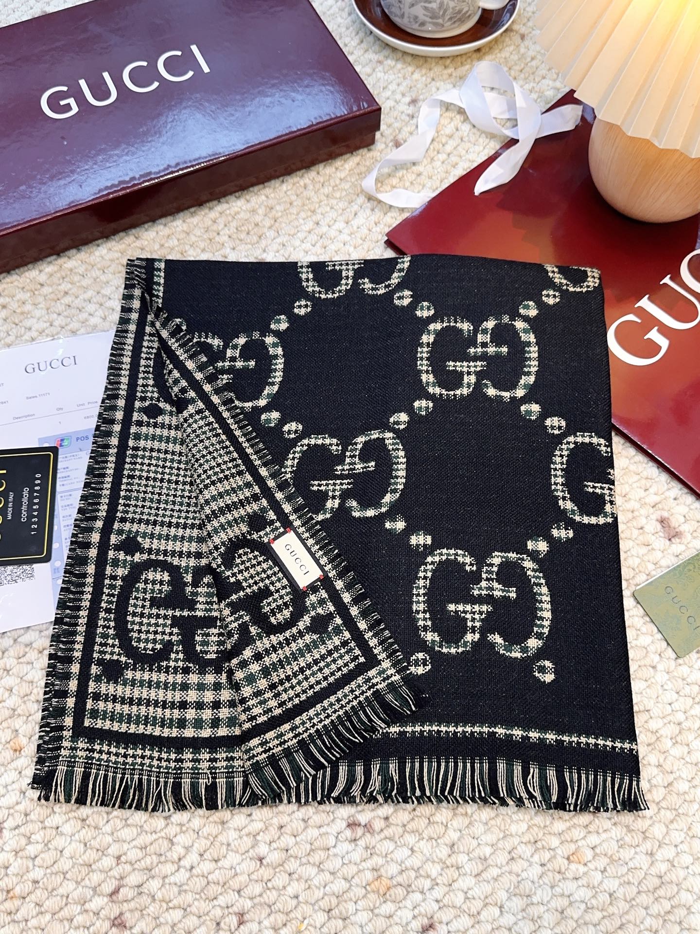 GG Classic 180CM Black  Wool 287937