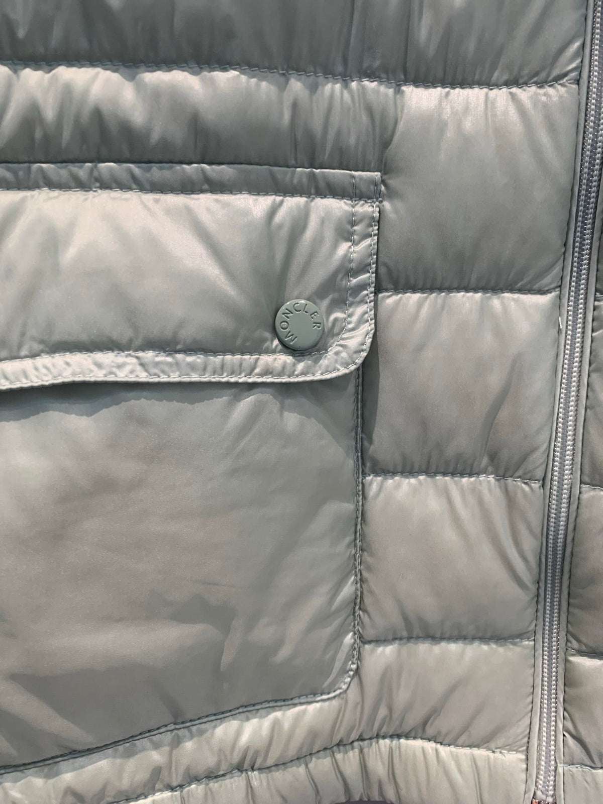 Moncler 2026 Lans Packable Short Down Light Green Jacket