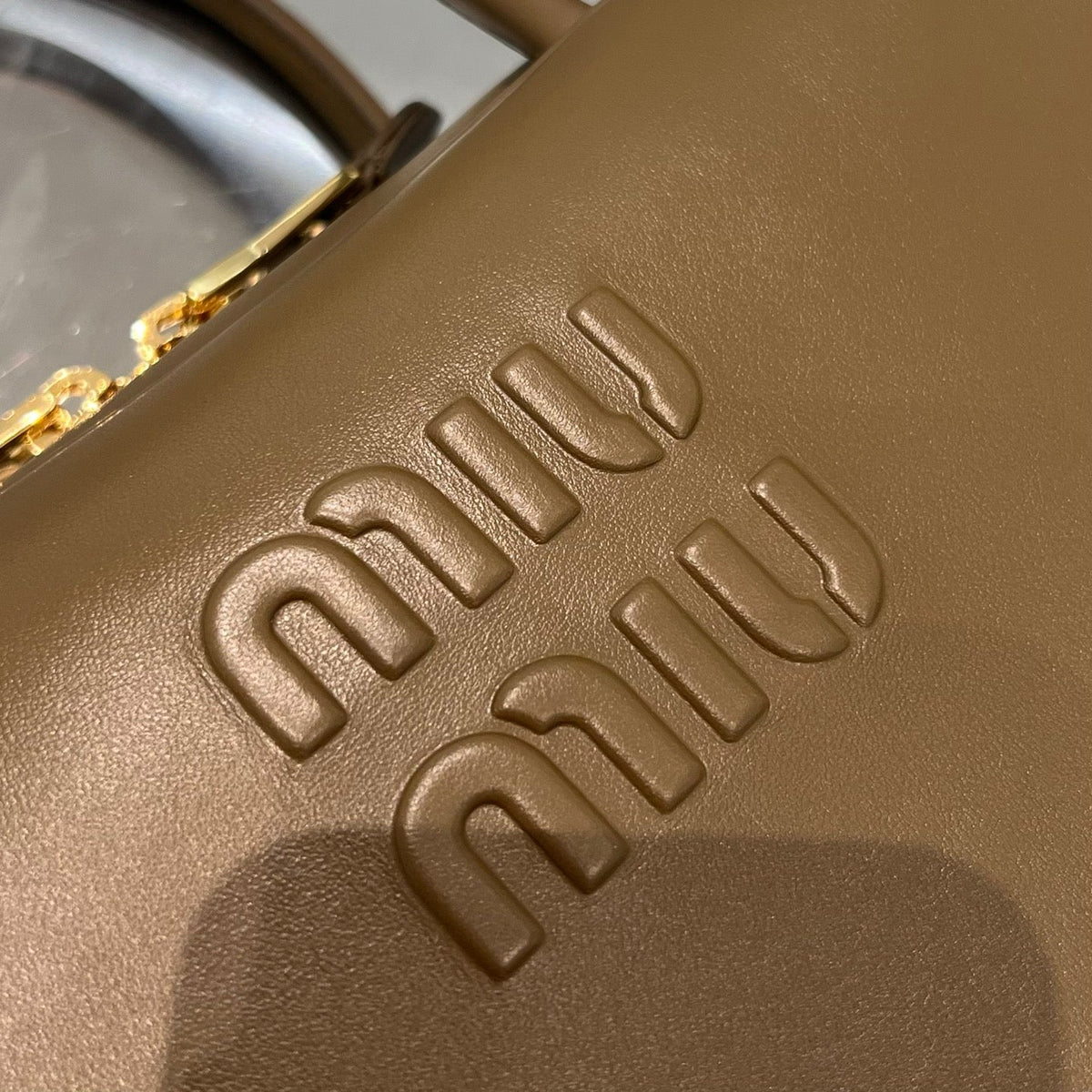 MiuMiu 2026 Beau Large Bag Tundra Leather