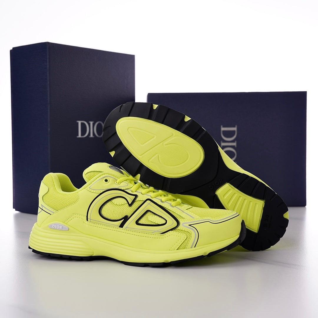CD B30 SNEAKER CHARTREUSE MESH FABRIC