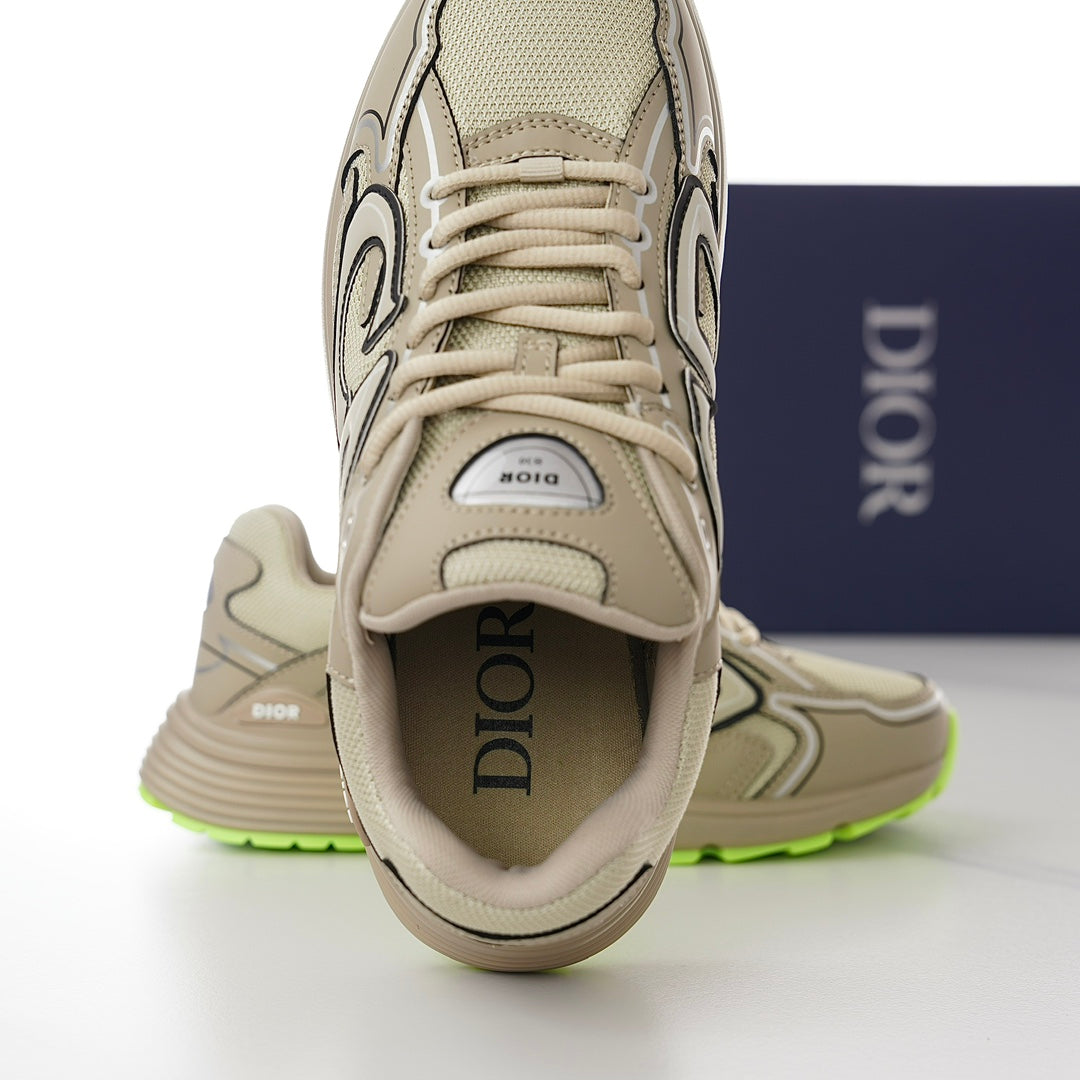 CD B30 SNEAKER TAN MESH FABRIC