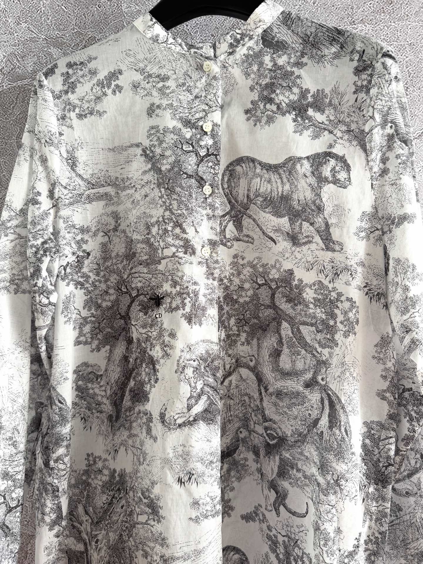CD Shirt Gray Cotton