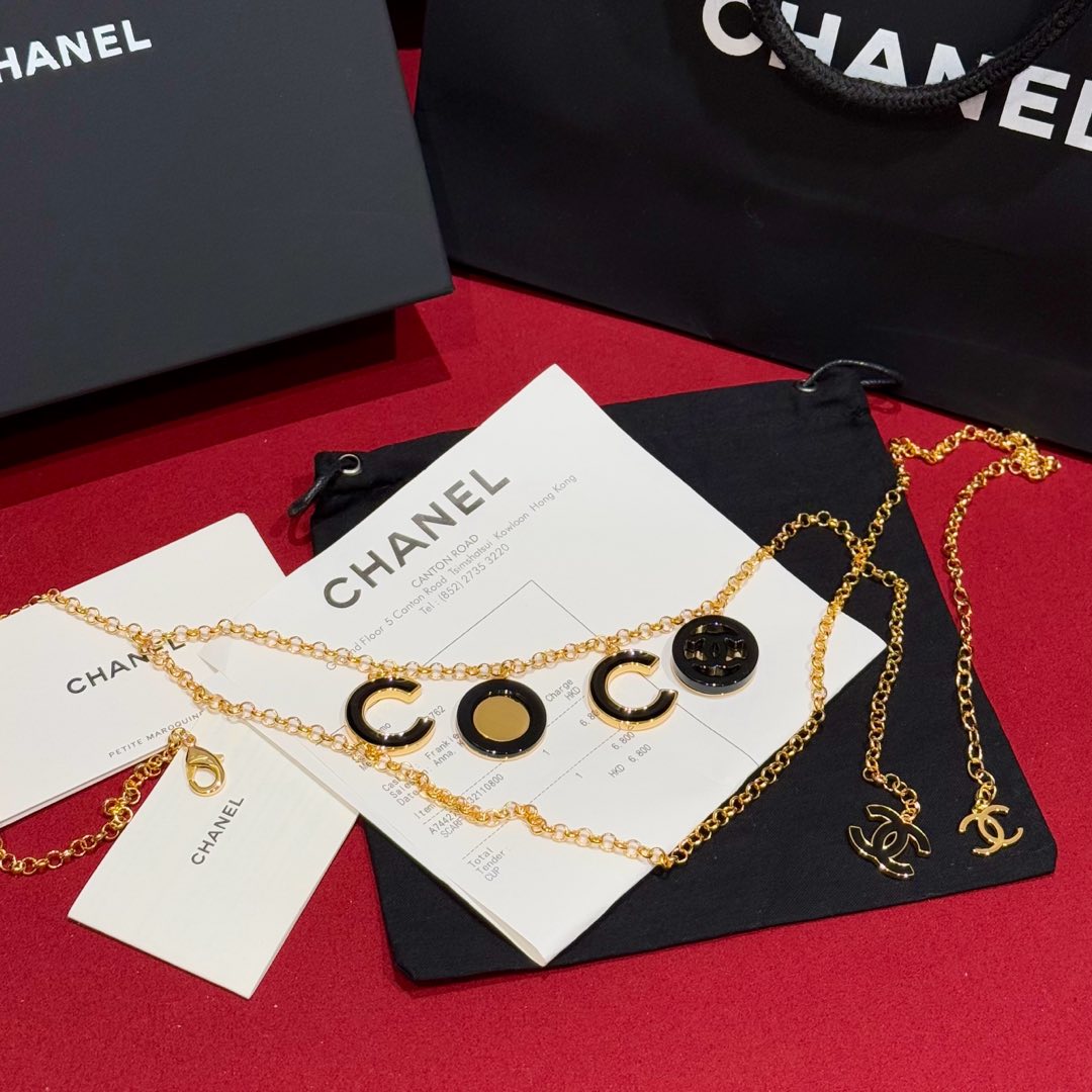 Chanel 2026 Interlocking CC Chain Belt 189207