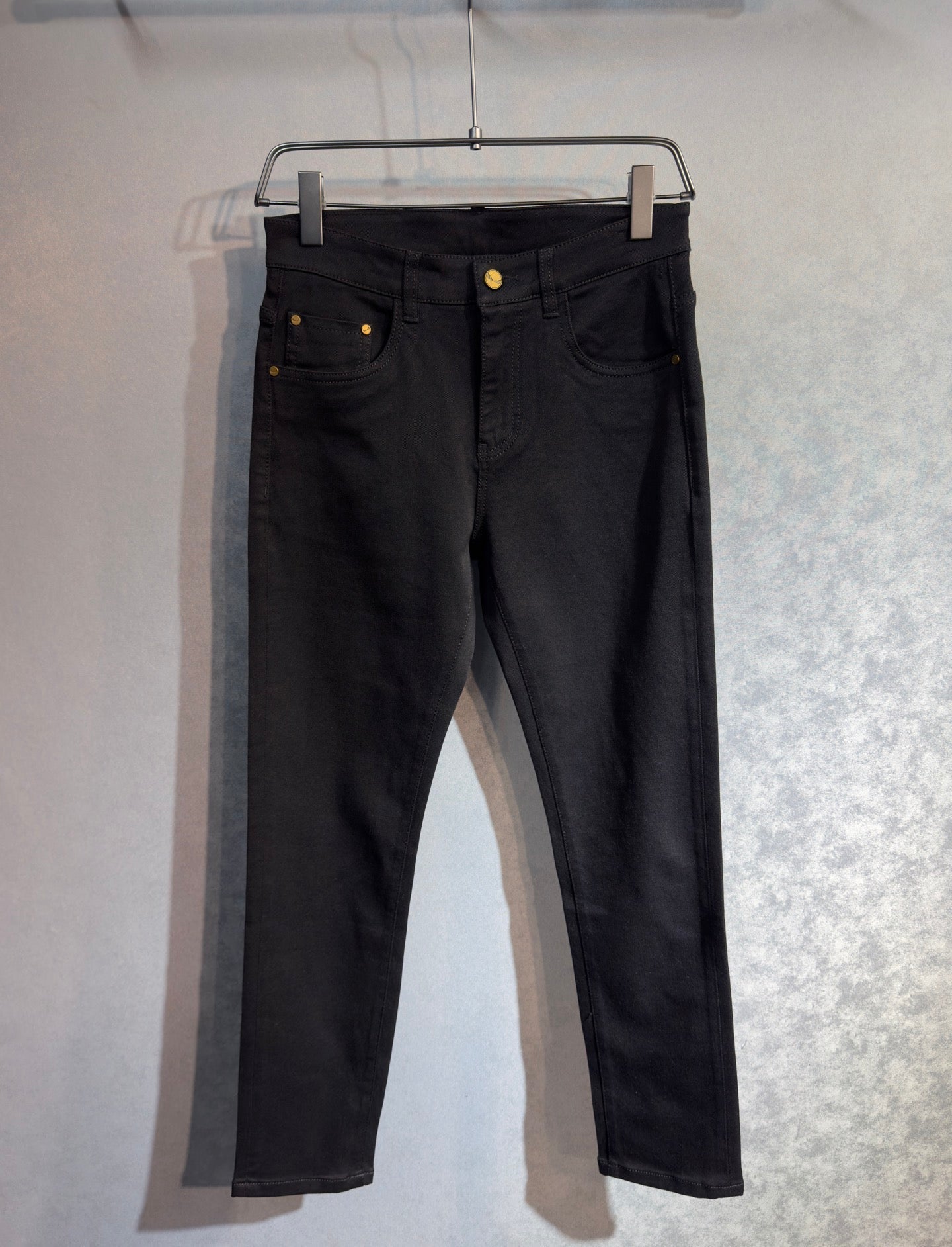 Fendi 2026 Men's Jeans Black Denim 737208