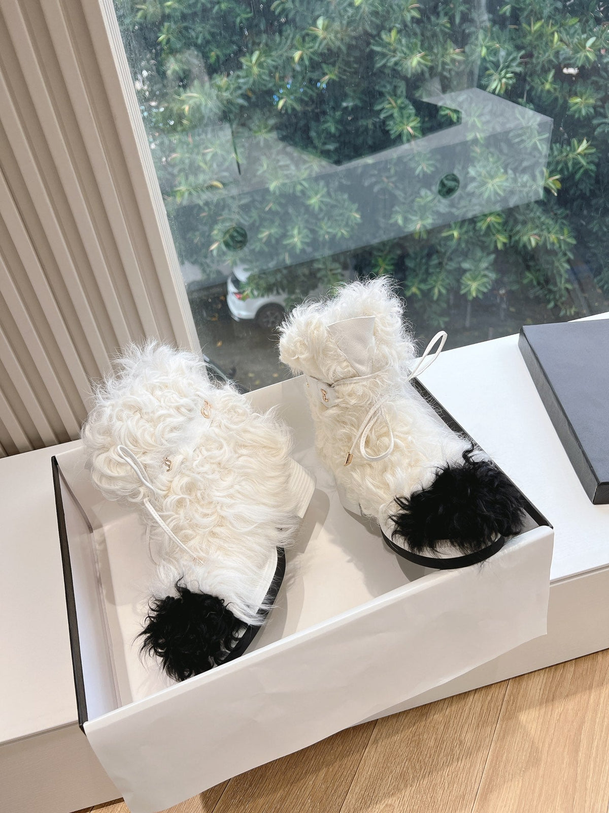 Chanel 2026 Combat Boots 50mm Wool 197161