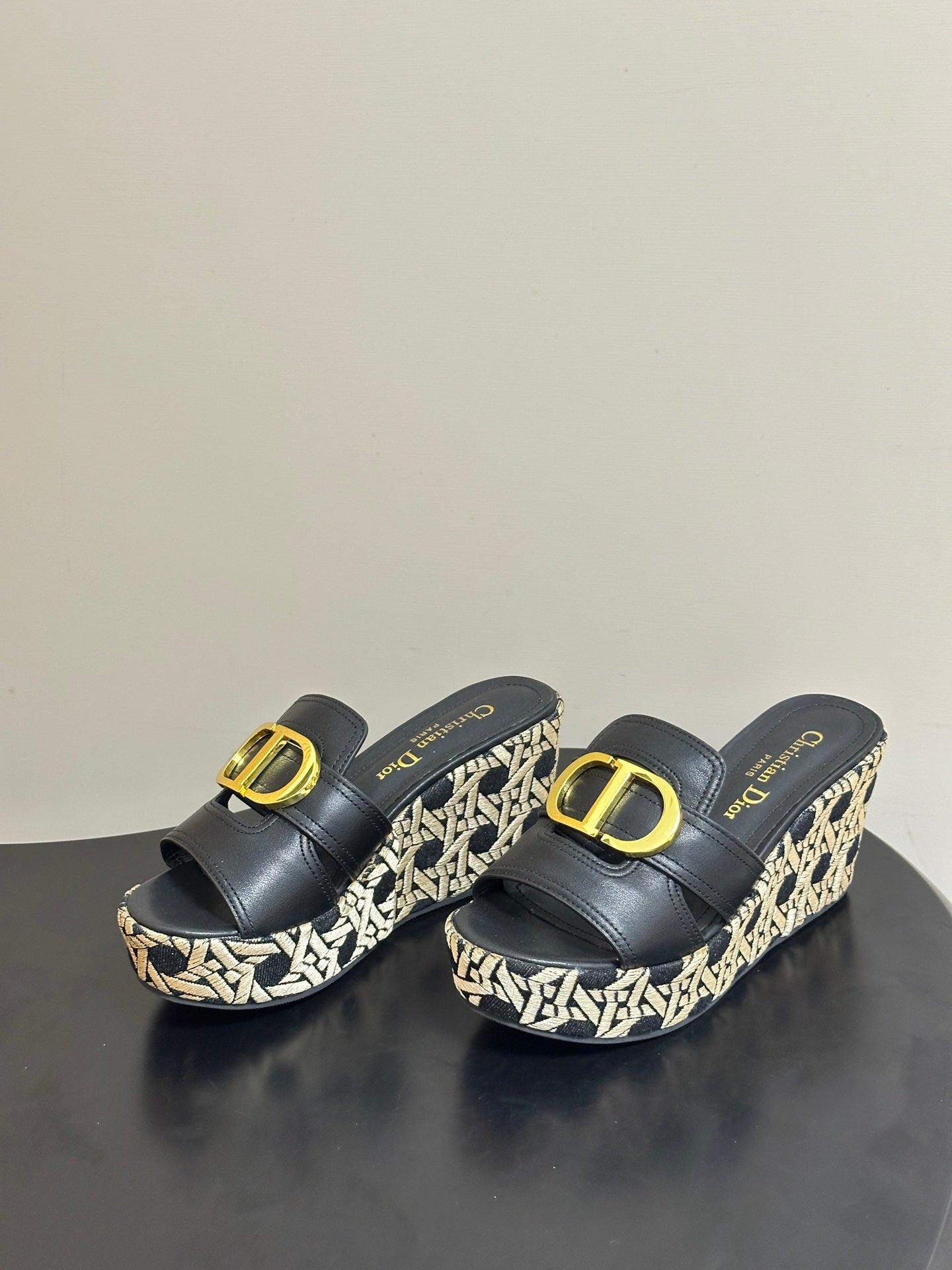 Dior 2026 Platform Sandals 90mm Cowhide 884505