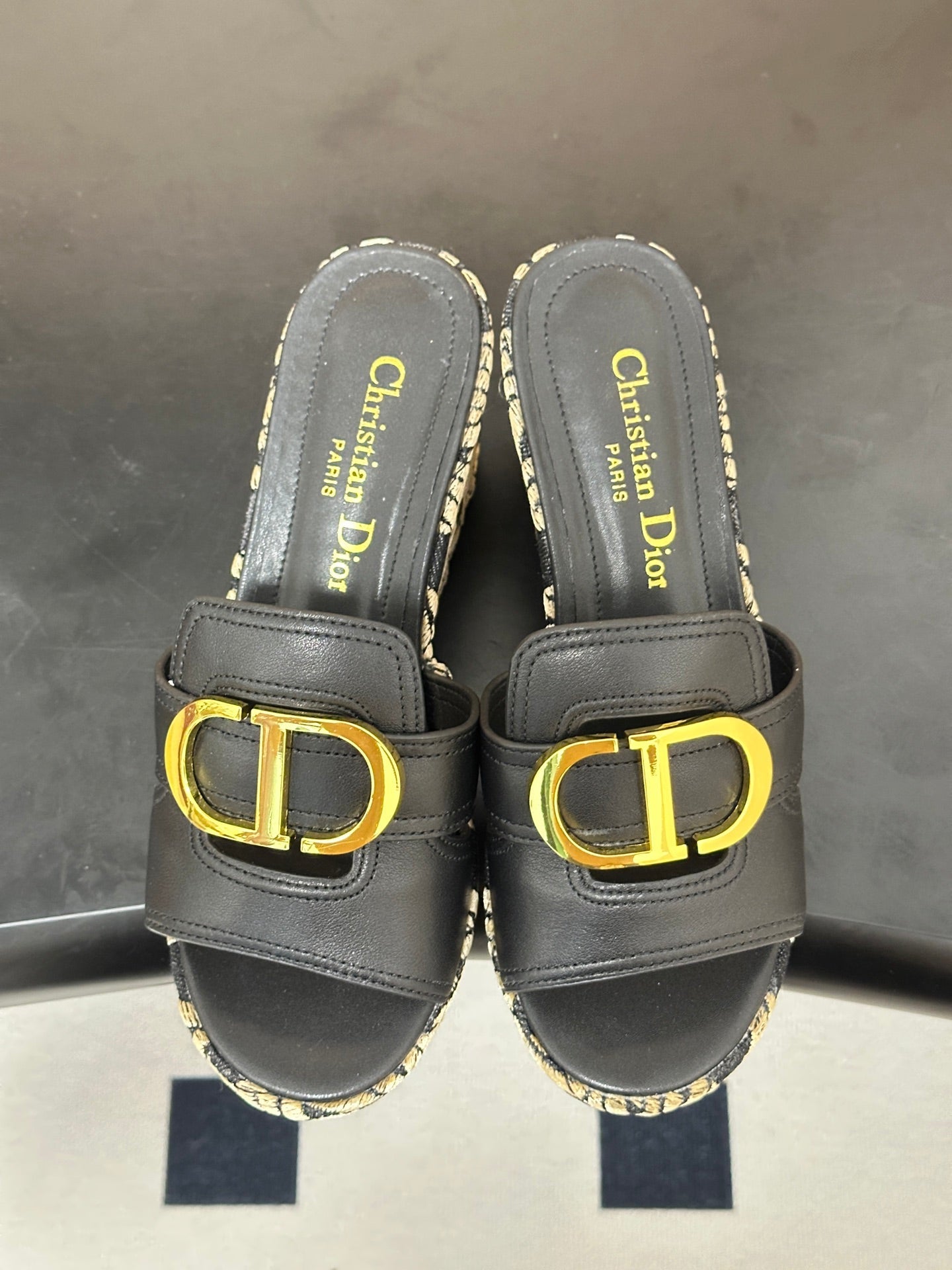 Dior 2026 Platform Sandals 90mm Cowhide 884505