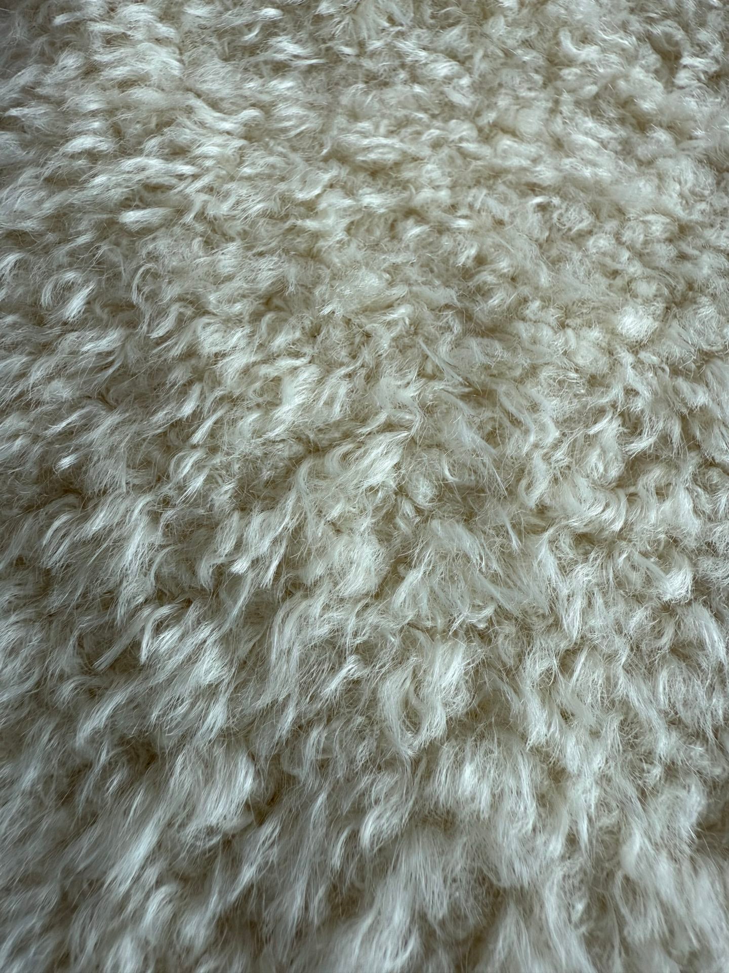 Moncler 2025 Marne Combo Puffer Jacket Cream White Wool Down