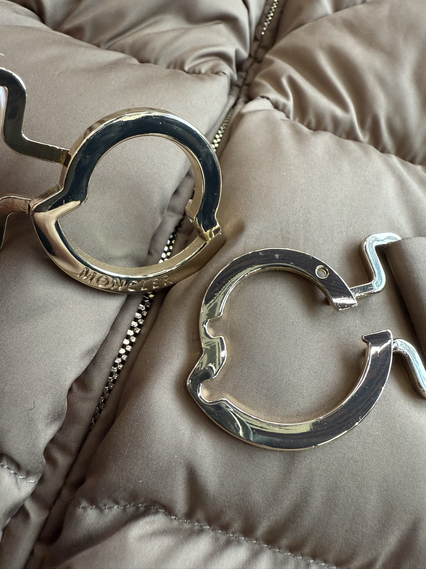 Moncler 2025 Courcelles Jacket Brown Down Polyester