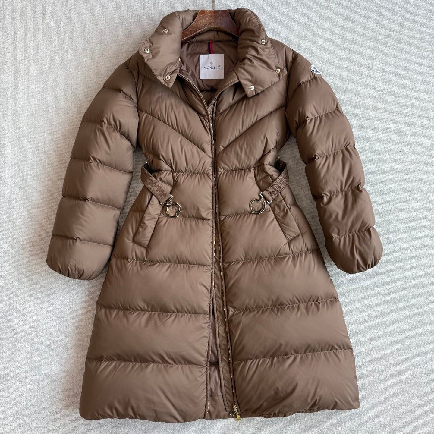 Moncler 2025 Courcelles Jacket Brown Down Polyester