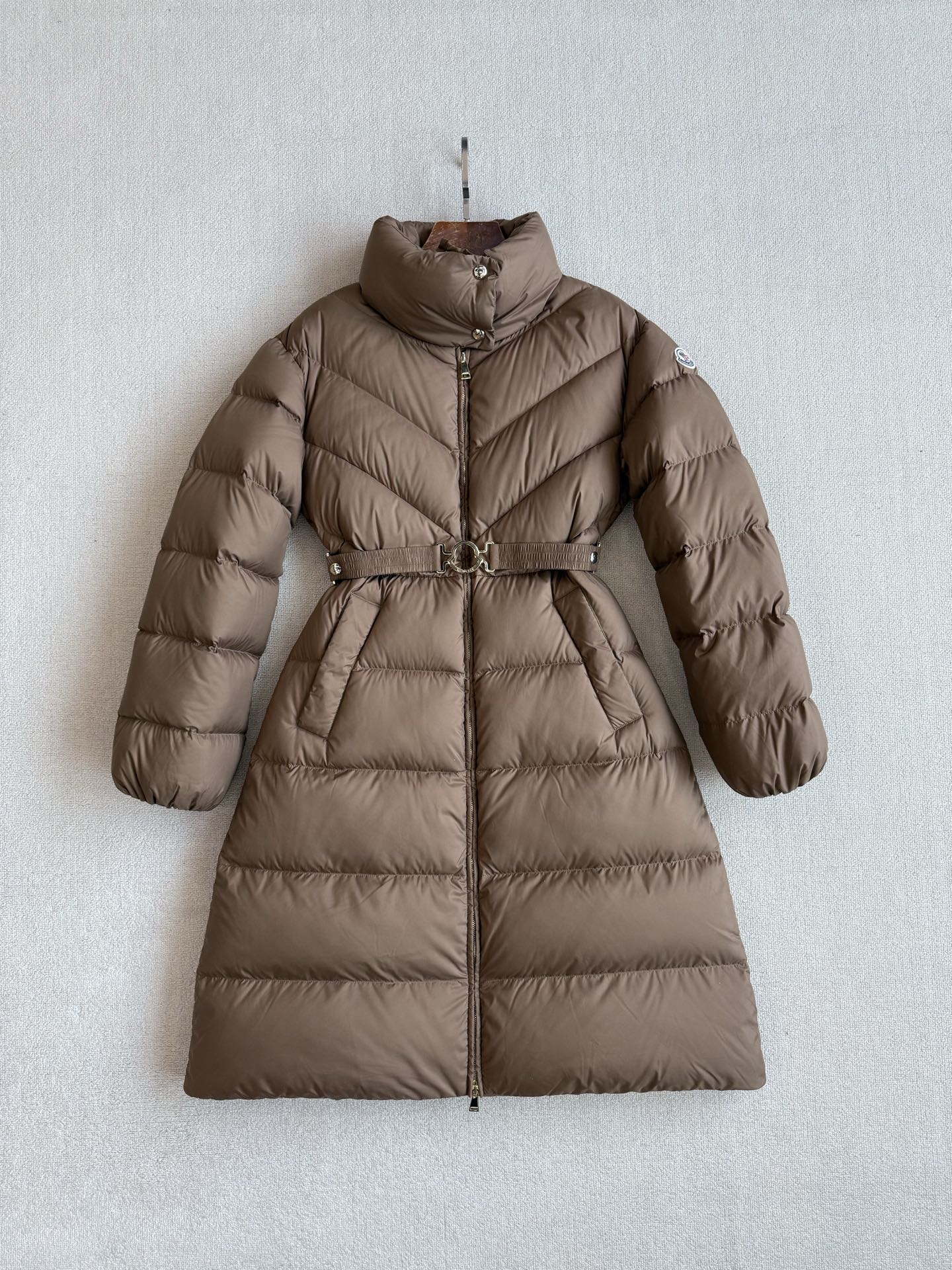 Moncler 2025 Courcelles Jacket Brown Down Polyester