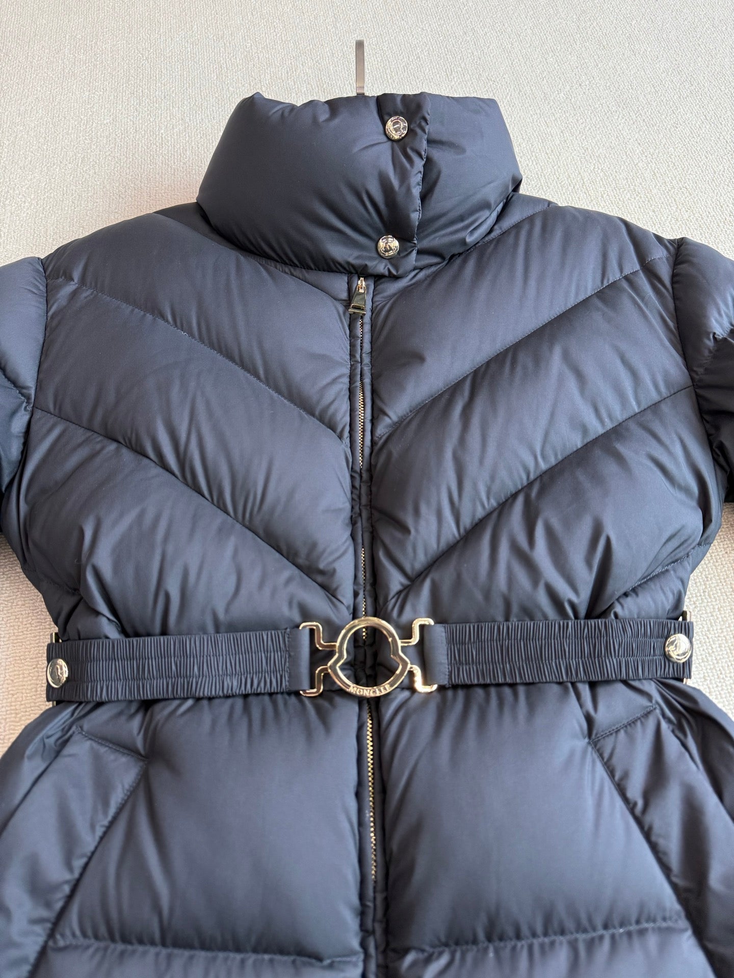 Moncler 2025 Courcelles Jacket Blue Down Polyester