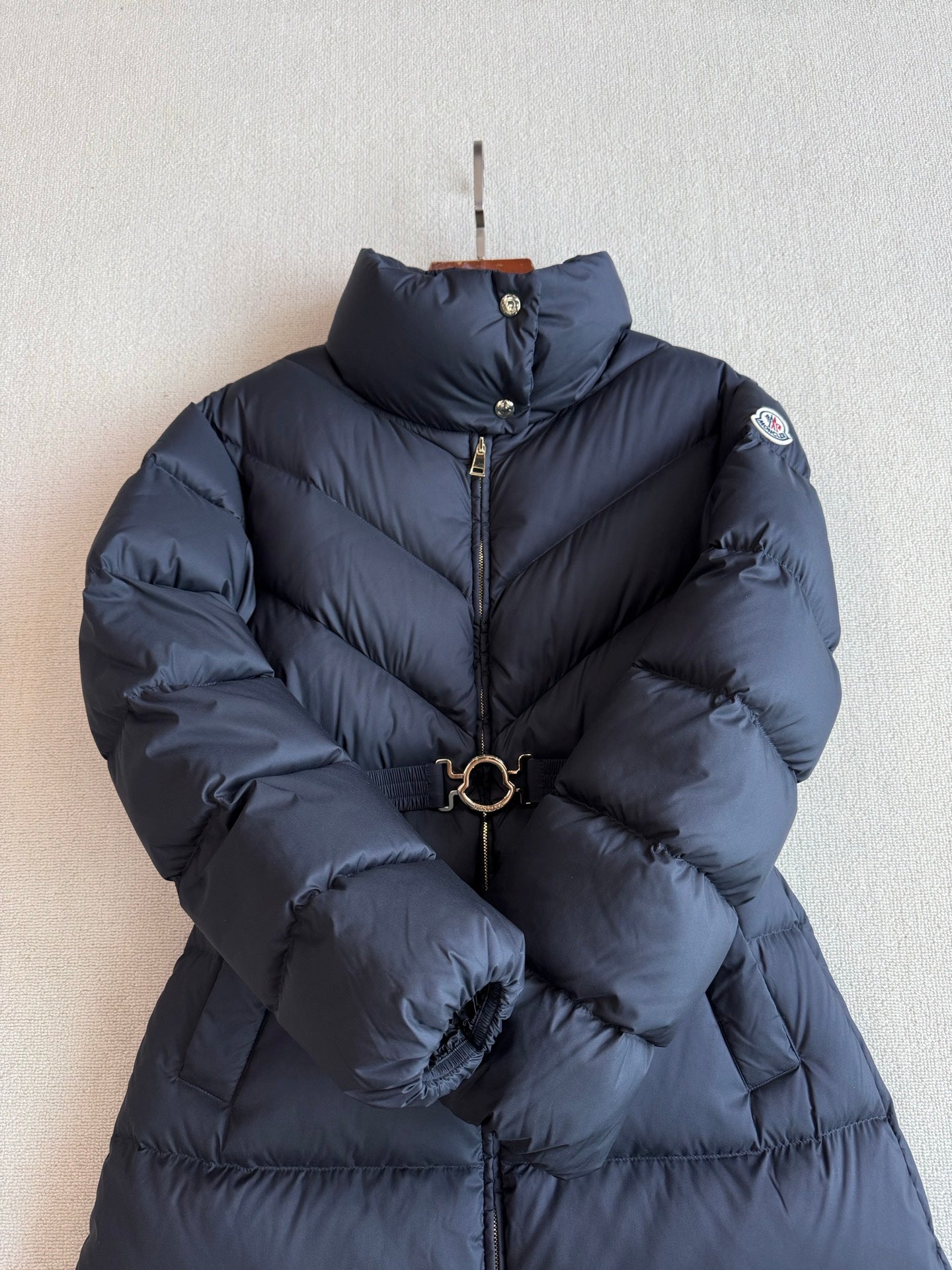 Moncler 2025 Courcelles Jacket Blue Down Polyester