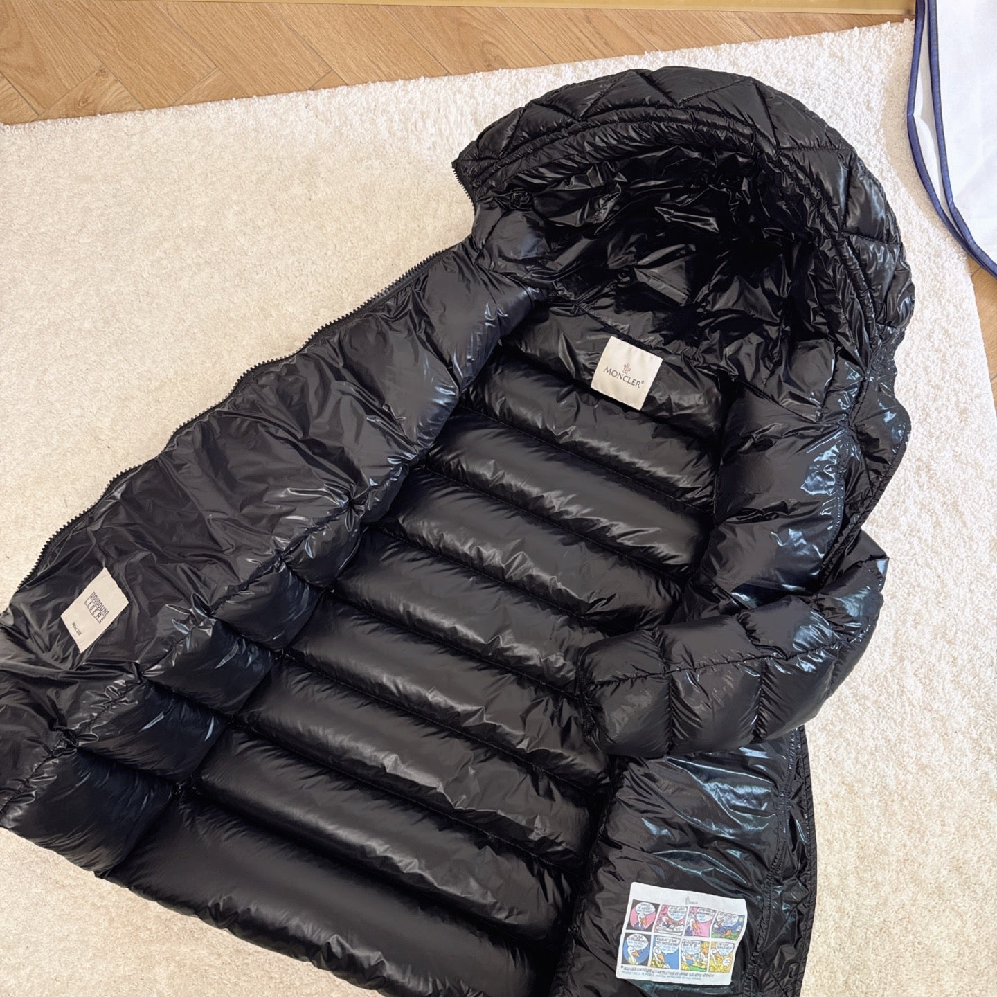 Moncler 2025 Suyen Quilted Down Parka In Black Nylon