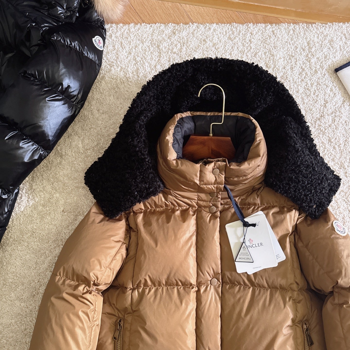 Moncler 2025 Castelnou Jacket Brown Wool Down