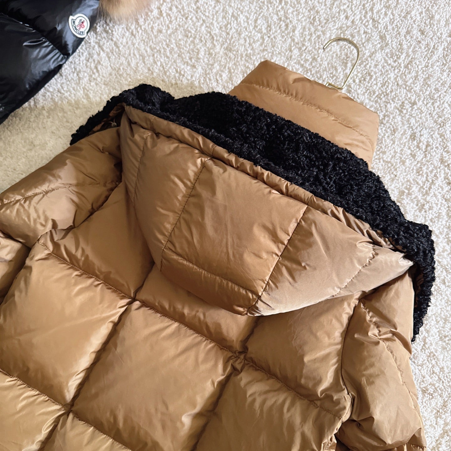 Moncler 2025 Castelnou Jacket Brown Wool Down