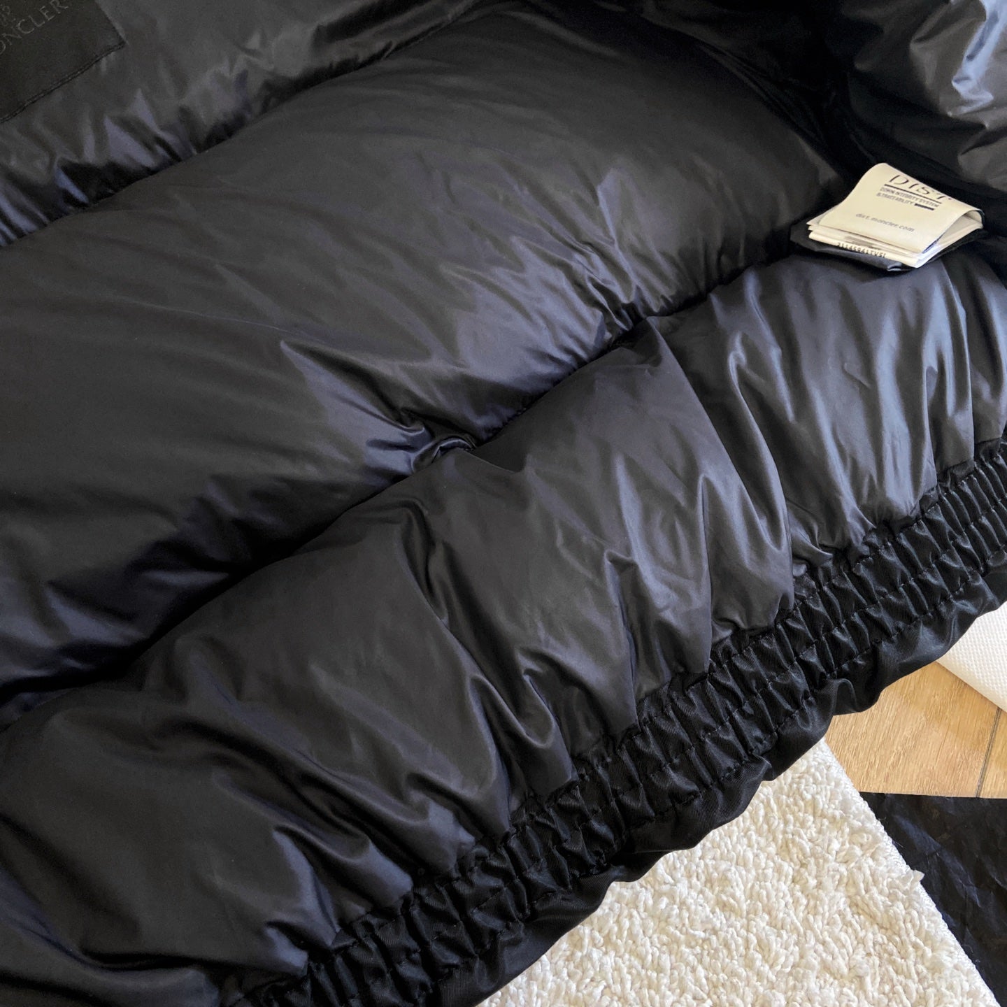 Moncler 2025 Vissec Jacket Black Nylon Down