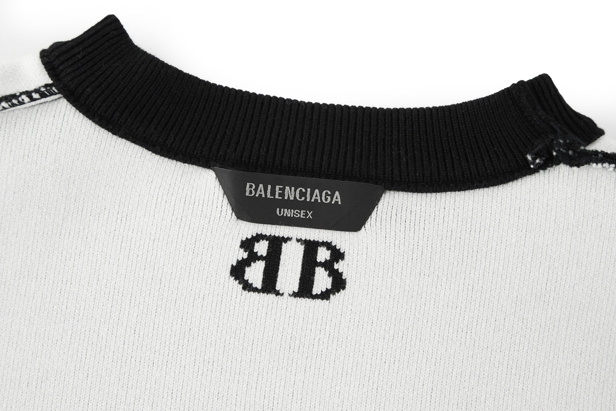 Balenciaga 25 Sweater Black Wool 0002