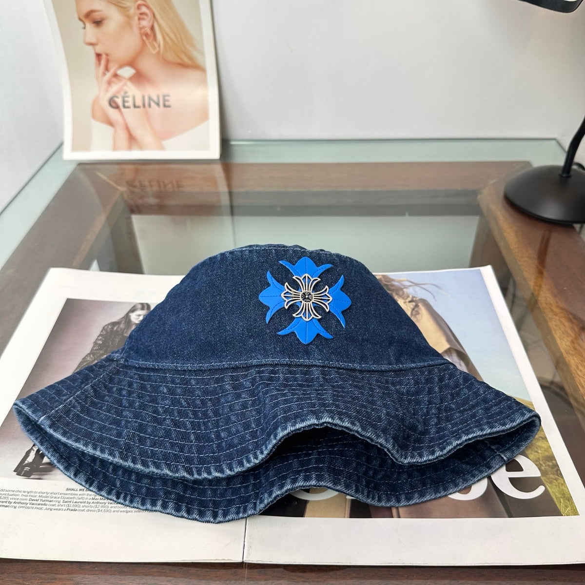 Chrome Hearts Denim Fisherman Hat 514948