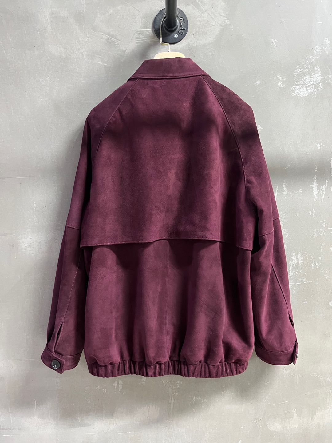 Miu Miu 2025 Jacket Burgundy Sheepskin Suede