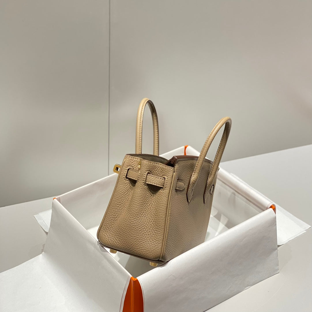 HM Birkin 20cm Gris Tourterelle Togo Leather Gold Hardware