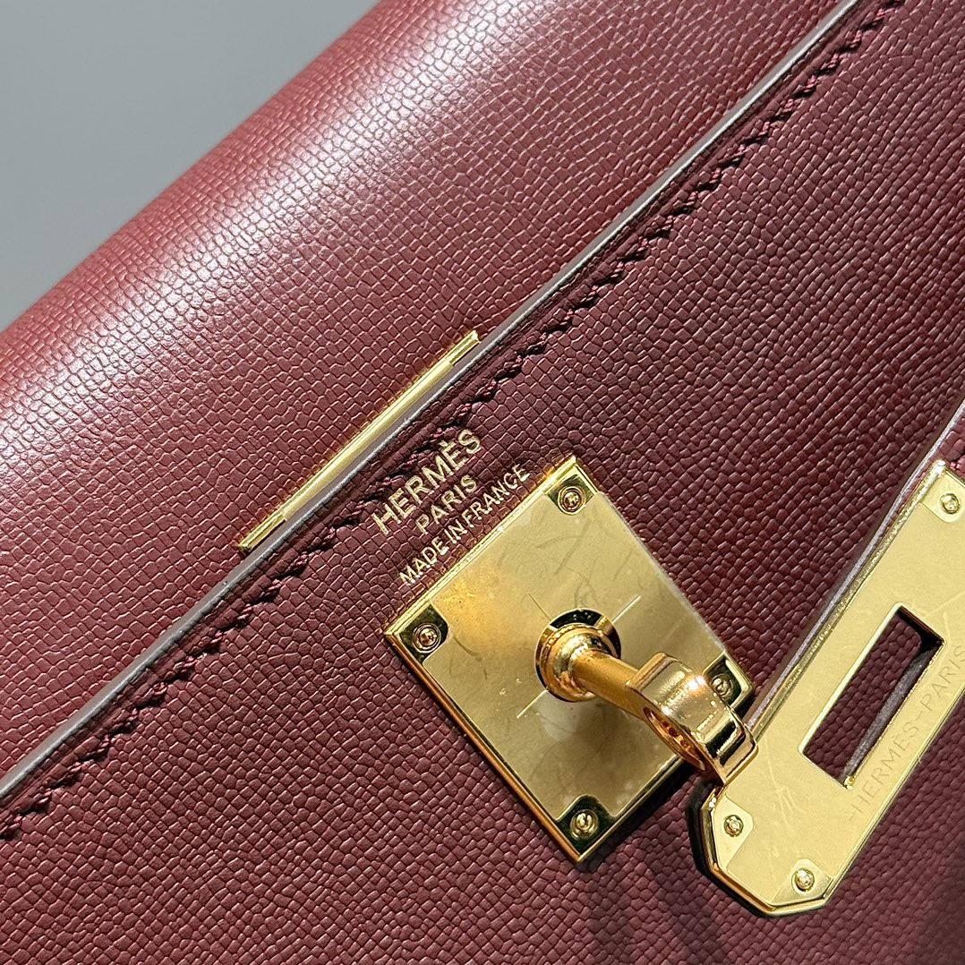 High-end Hermes 2026 Kelly Elan 27cm Calfskin