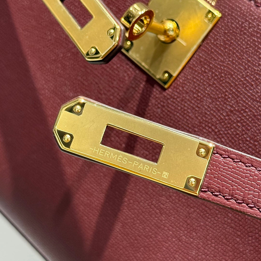High-end Hermes 2026 Kelly Elan 27cm Calfskin