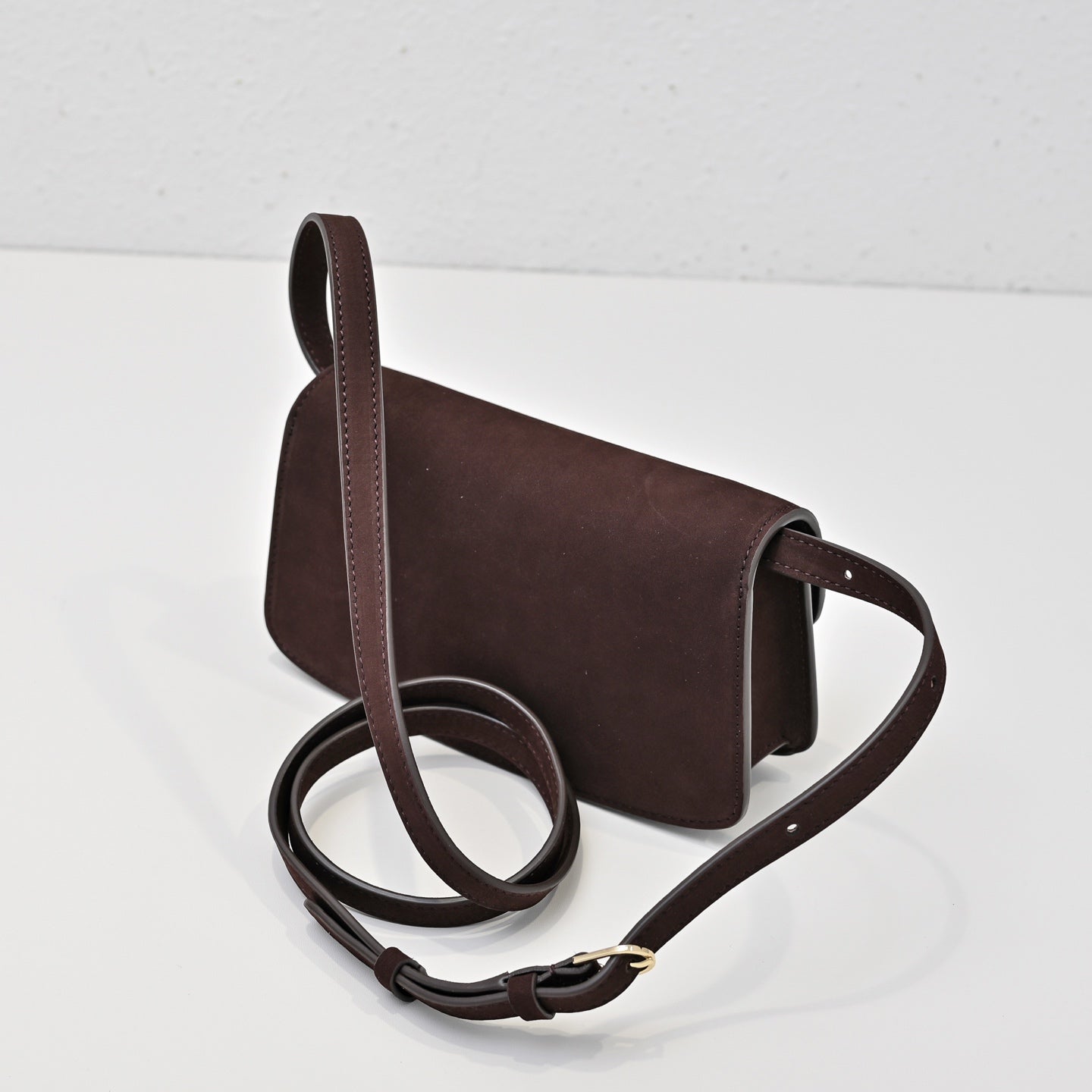 The Row Sofia 19cm Chocolate Suede