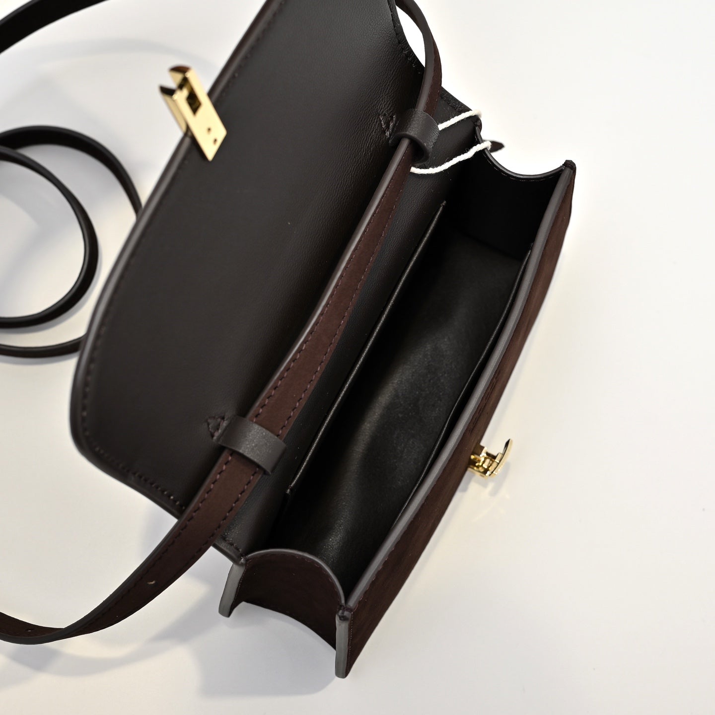 The Row Sofia 19cm Chocolate Suede