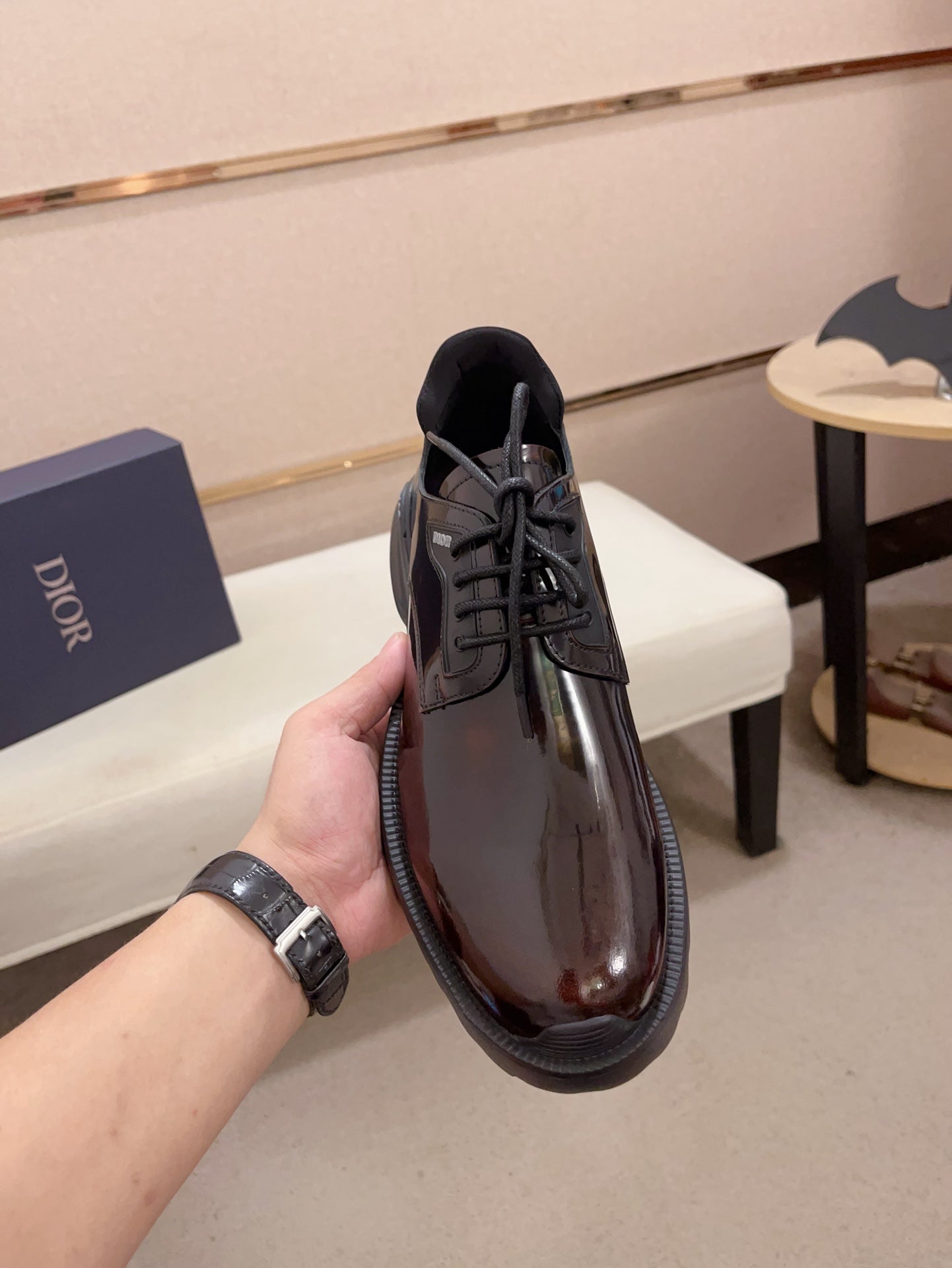 CD COMBAT BASIC SHOE SYRUP POLISHED CALFSKIN