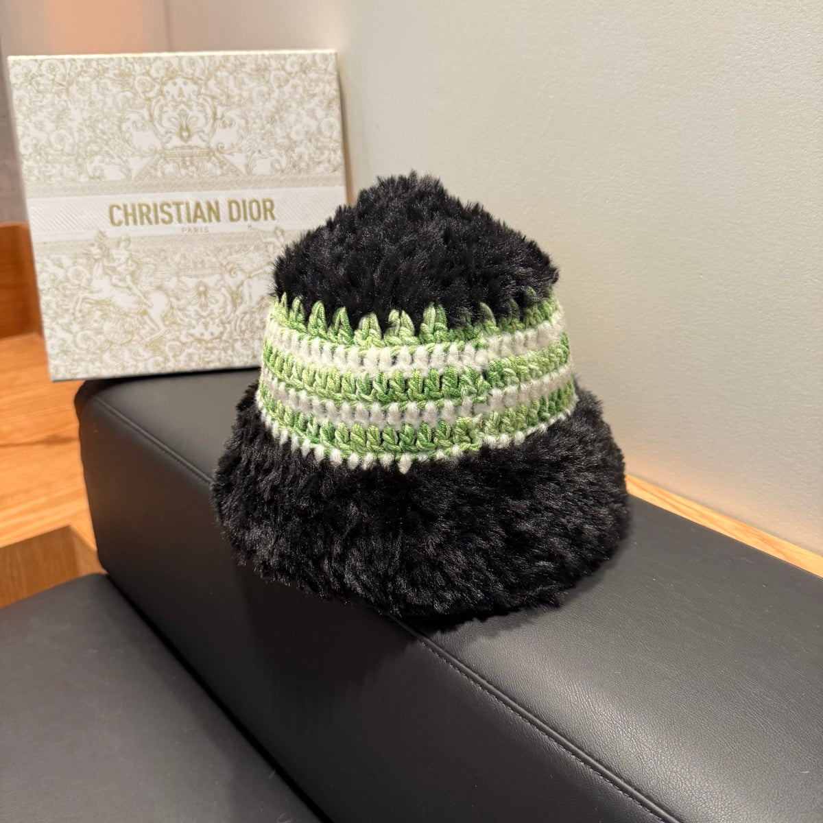 Chanel 2026 Chunky Bucket Hat Knit Wool  550205