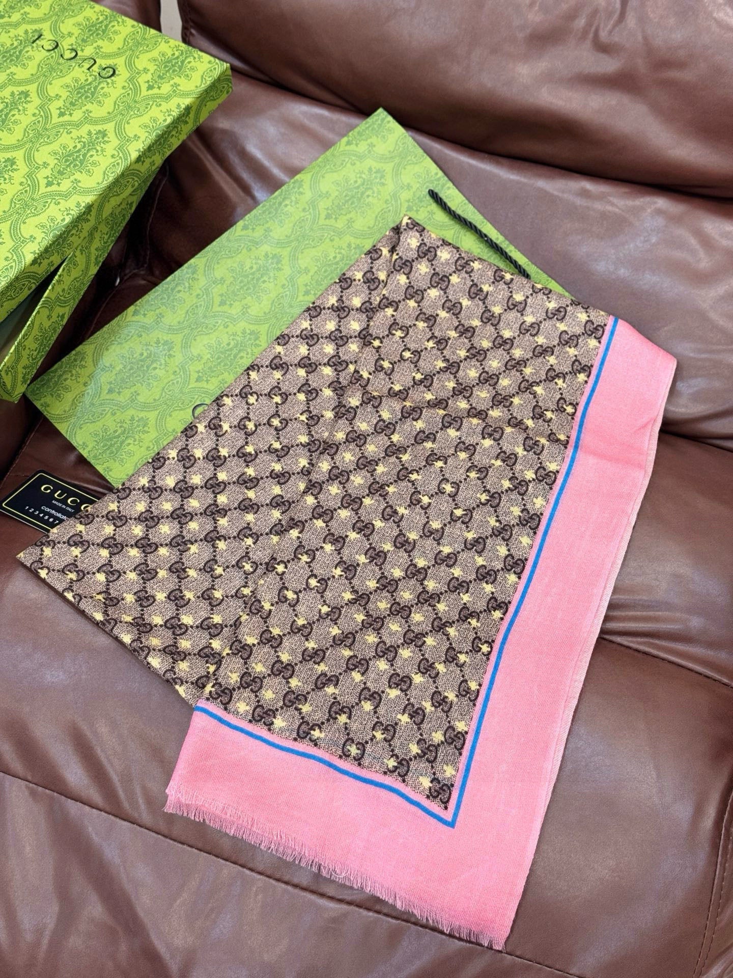 GG Classic 200CM Brown Pink Wool 287730