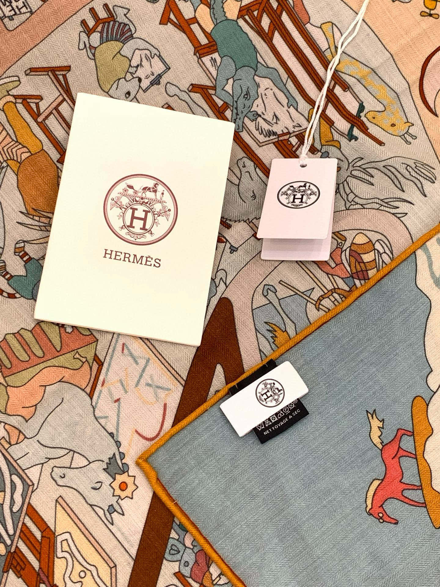 HM Equestrian Academy 140 CM Yellow Cashmere and Silk 293270