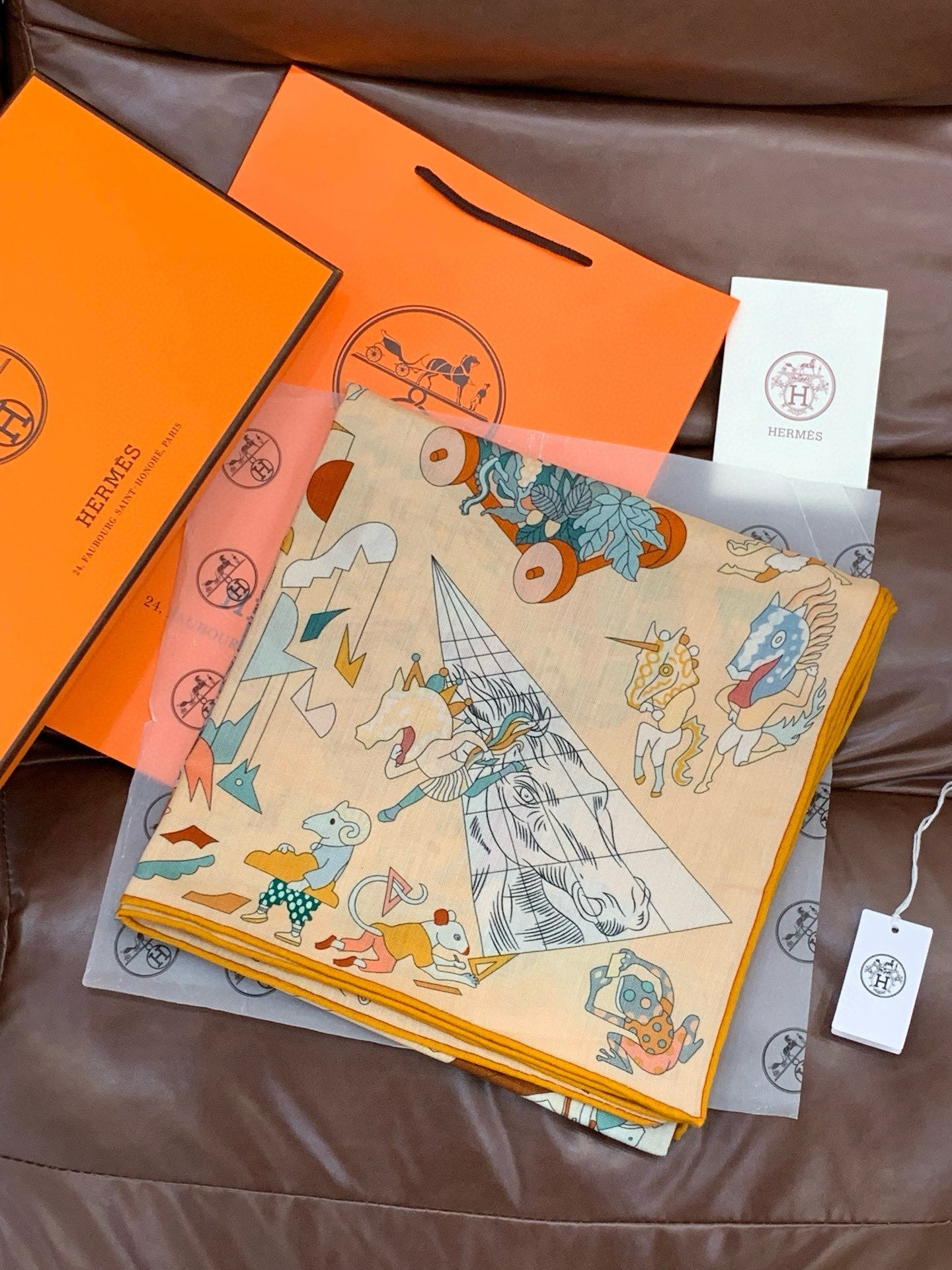 HM Equestrian Academy 140 CM Yellow Cashmere and Silk 293270