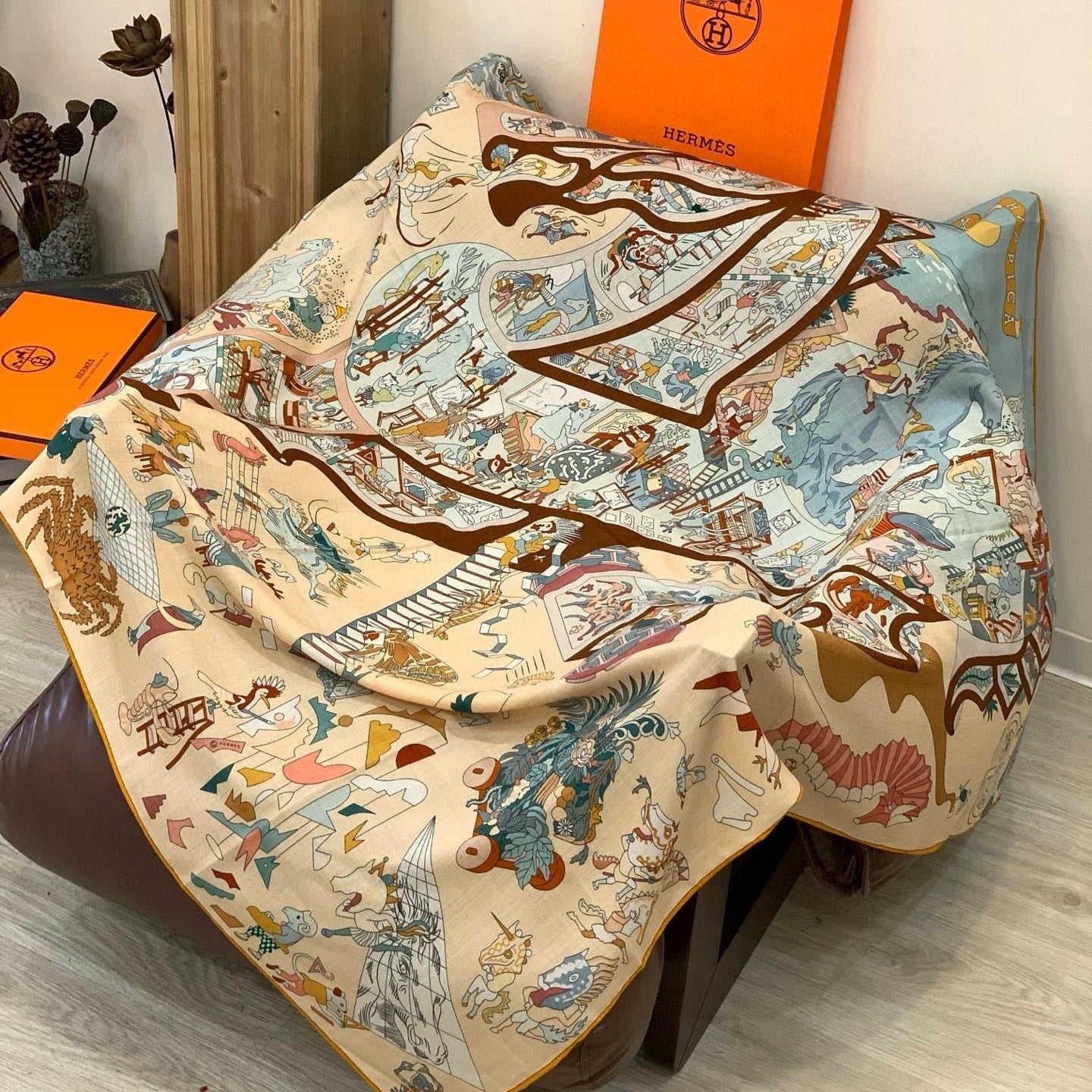 HM Equestrian Academy 140 CM Yellow Cashmere and Silk 293270