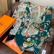 HM Equestrian Academy 140 CM Dark Green Cashmere and Silk 293273