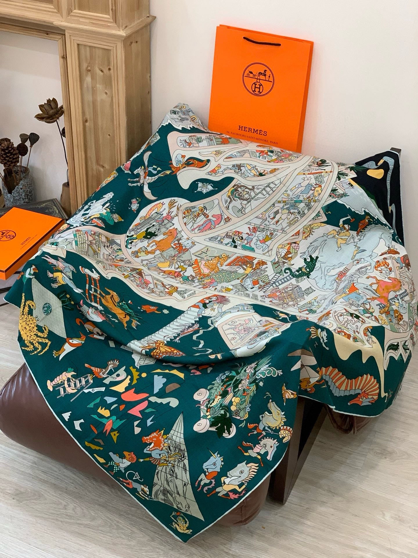 HM Equestrian Academy 140 CM Dark Green Cashmere and Silk 293273