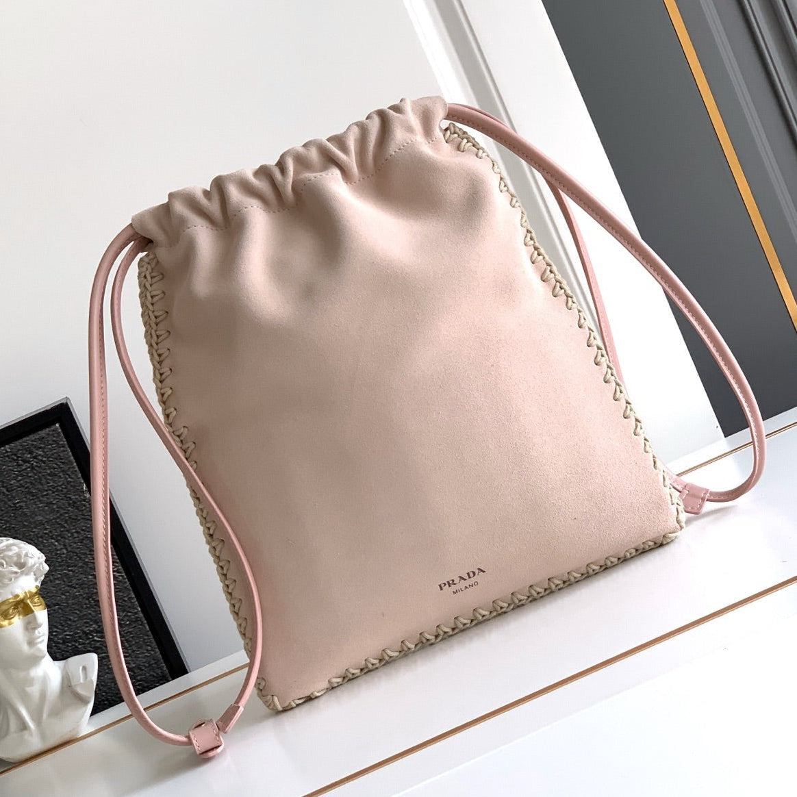 Prada 2026 Smartphone Case Bag Suede