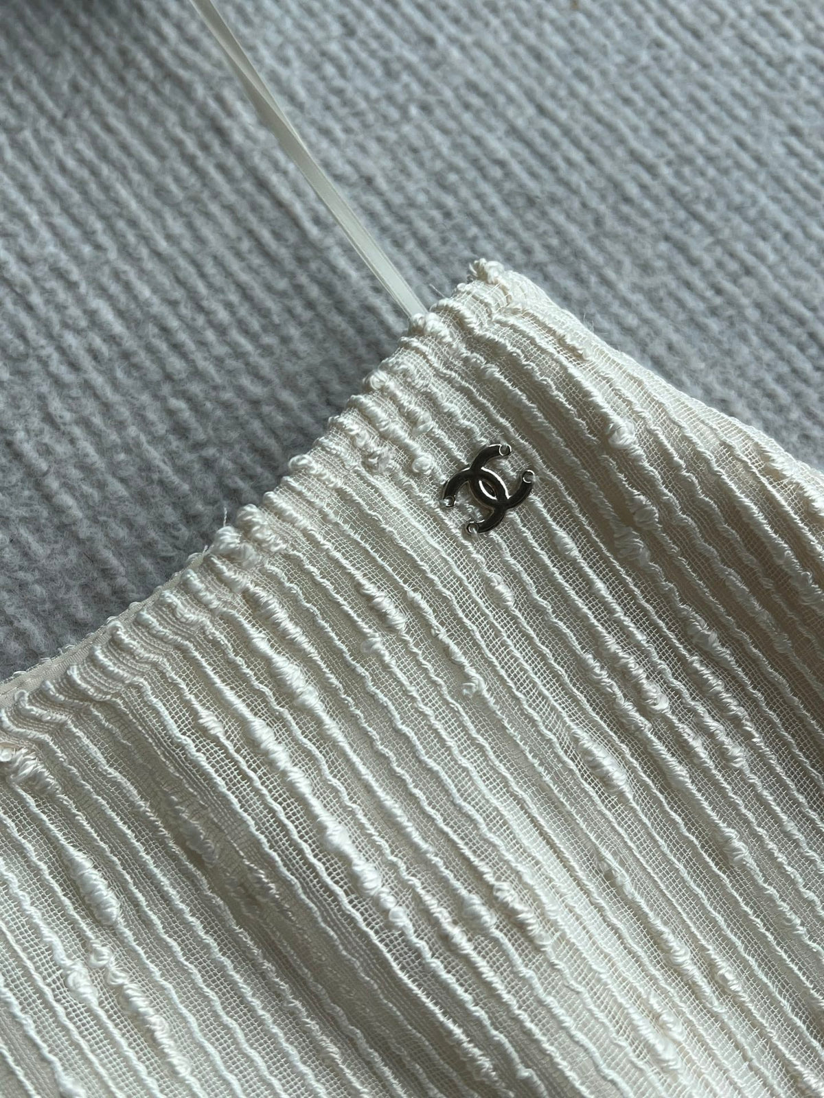 Chanel 2026 Off-White Jacket And Skirt Set Fabric