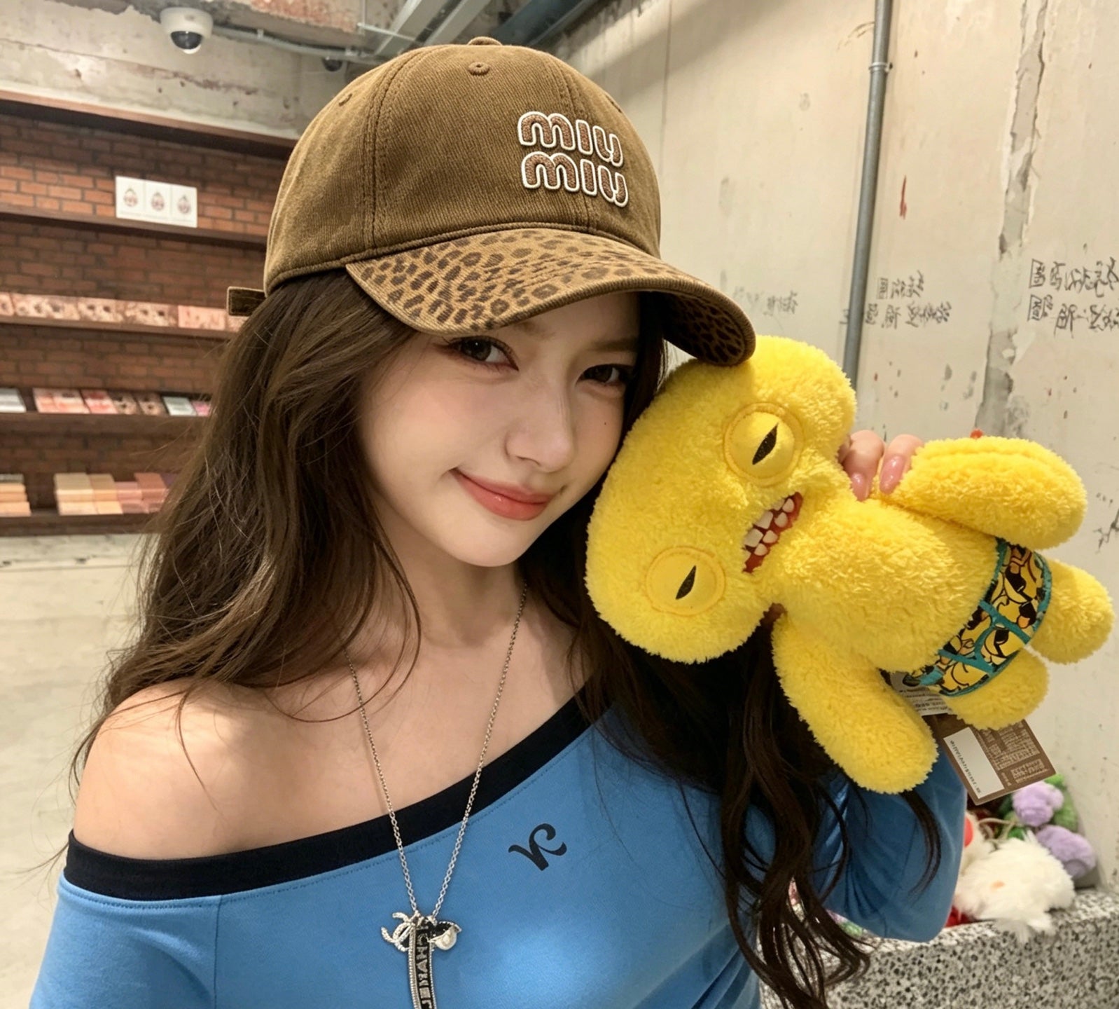 Miumiu Baseball Cap Cotton 212916
