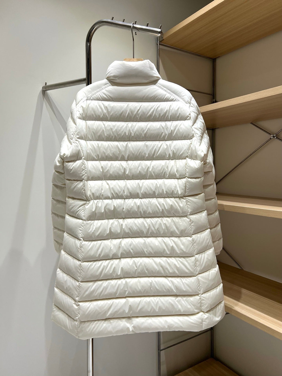 Moncler 2026 Genet Long Down White Jacket