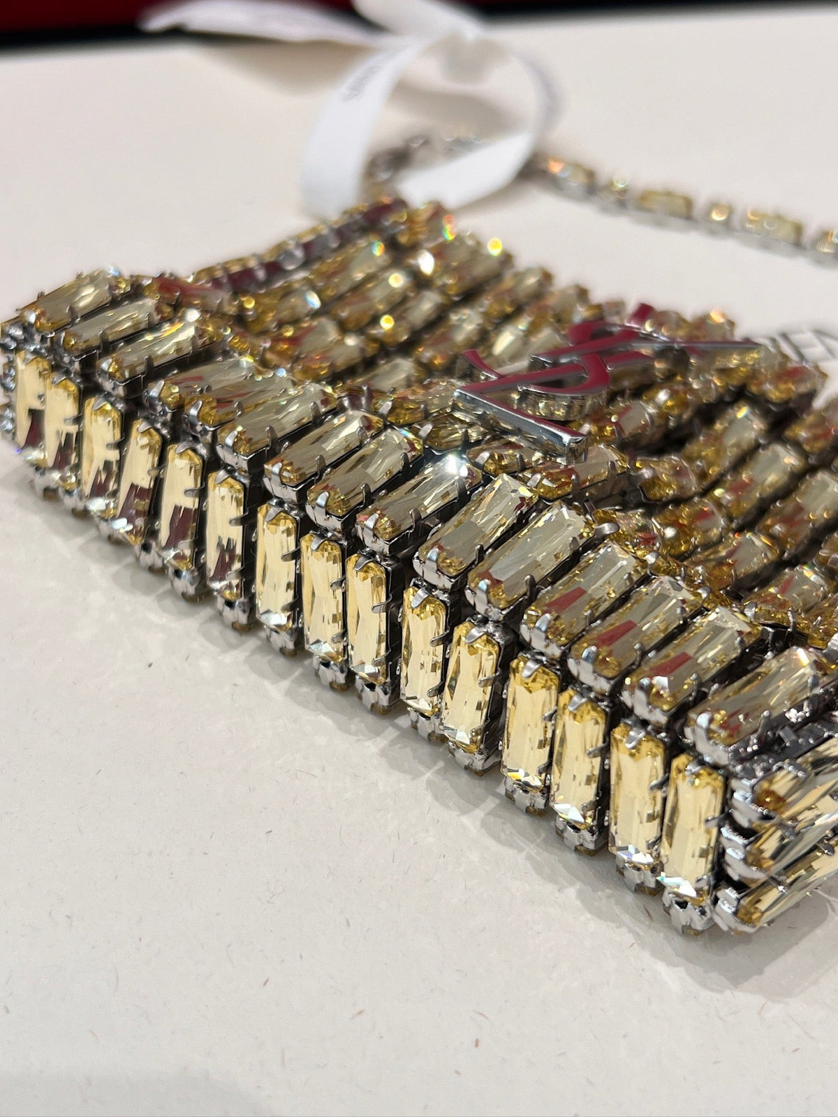 YSL 2026 Micro Evening Bag 11cm Crystals